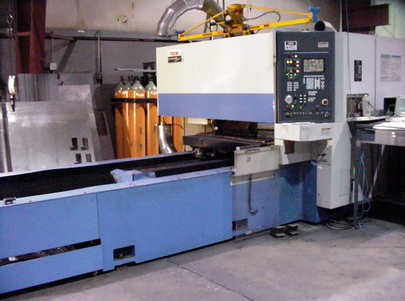 IntraFab's Mazak CO2 Laser Cutting Machine